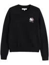 Chinti & Parker Hello Kitty Badge Sweater In Black