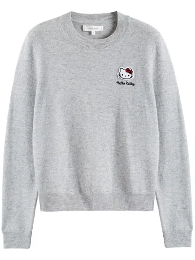 Chinti & Parker Hello Kitty Badge Sweater In Grau