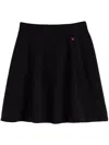 Chinti & Parker Knitted Mini Skirt In Black
