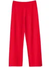Chinti & Parker Knitted Track Pants In Red