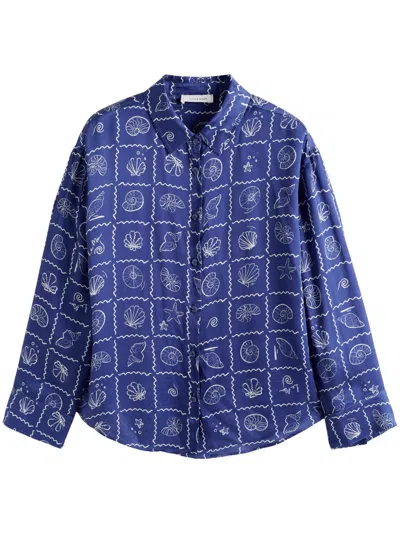 Chinti & Parker La Mer Shirt In Blue