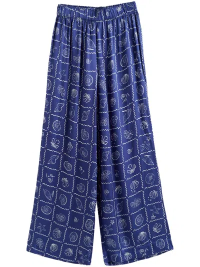 Chinti & Parker La Mer Trousers In Blue