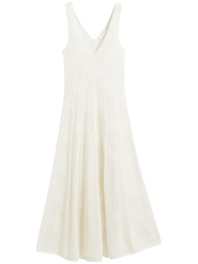 Chinti & Parker Laura Bohemian Dress In White