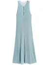 Chinti & Parker Laura Shimmer Dress In Blue