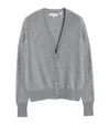 Chinti & Parker Fine-knit Merino Cardigan In Grey