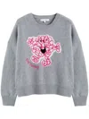 Chinti & Parker Mr Messy Pullover In Grau