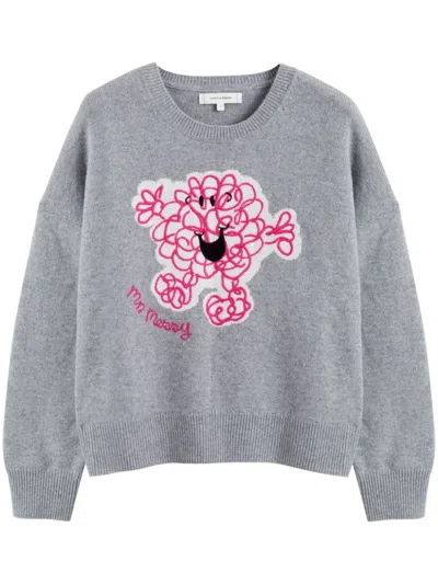 Chinti & Parker Mr Messy Pullover In Grau