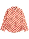 Chinti & Parker Paradise Pyjama Top In Orange