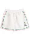 Chinti & Parker Linen-cotton Peanuts Vacation Shorts In Neutrals