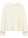 Chinti & Parker Cream Wool-cashmere Penzance Sweater In Neutrals