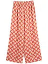 Chinti & Parker Terracotta Laura Whitmore Paradise Trousers In Orange