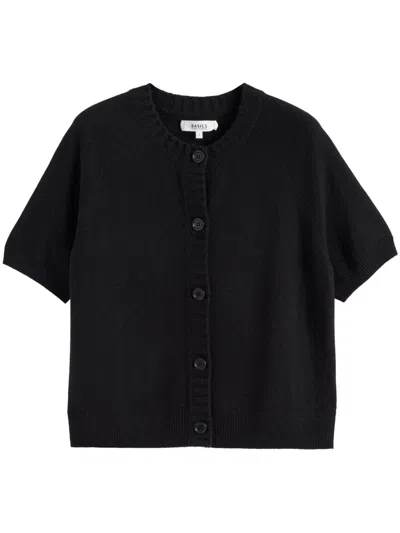 Chinti & Parker Short-sleeves Cardigan In Black