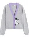 Chinti & Parker Snoopy Cardigan In Grey