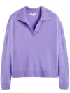 Chinti & Parker Lavender Wool-cashmere Collared Sweater In Purple