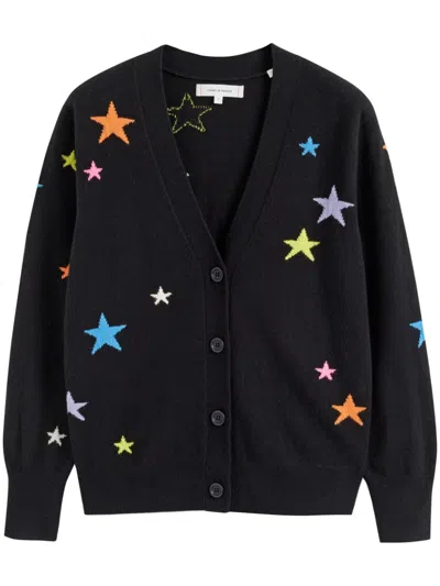 Chinti & Parker Star Cardigan In Black