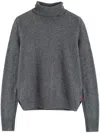 Chinti & Parker Roll-neck Wool Blend Jumper In Grau