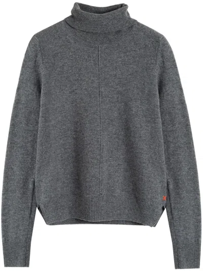 Chinti & Parker Roll-neck Wool Blend Jumper In Grey