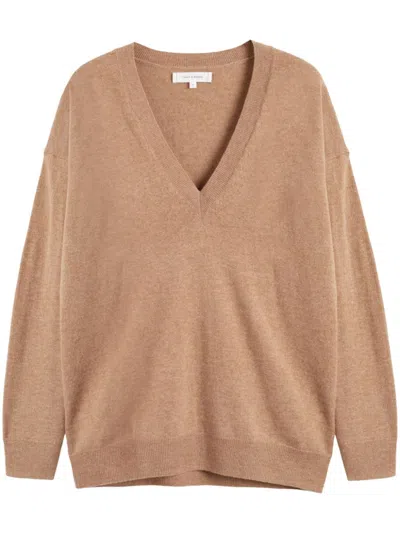 Chinti & Parker V-neck Sweater In Neutral