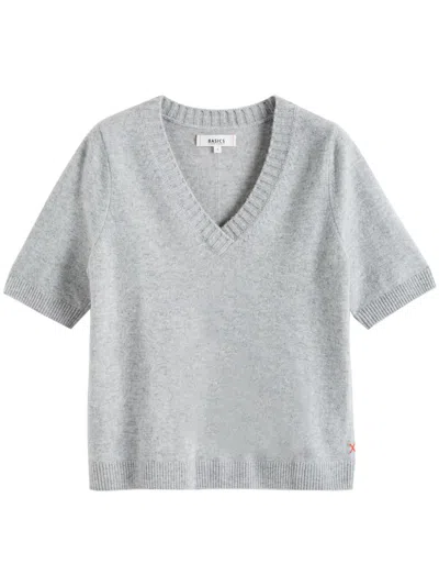 Chinti & Parker V-neck T-shirt In Grey