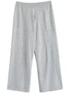 Chinti & Parker Wide-leg Cropped Trousers In Grey