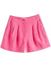 Chinti & Parker Wide-leg Shorts In Pink