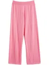 Chinti & Parker Wide-leg Sweatpants In Pink