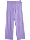 Chinti & Parker Wide-leg Track Pants In Purple