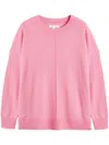 Chinti & Parker Wide Sweater In Pink