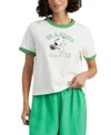 Chinti & Parker Cream Cotton Snoopy Racquet Club T-shirt