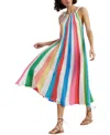 Chinti & Parker Rainbow Cotton Swing Dress