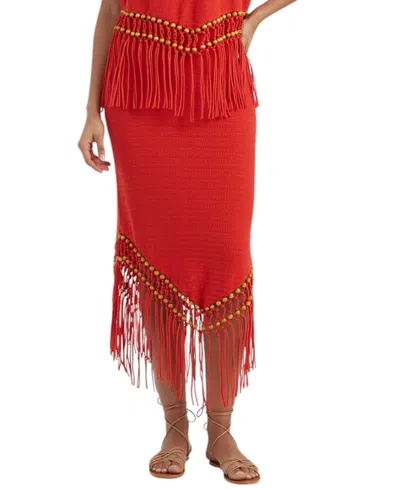CHINTI & PARKER WOMEN'S LAURA WHITMORE BEADED SKIRT