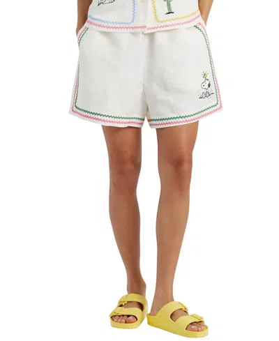 CHINTI & PARKER WOMEN'S LINEN COTTON PEANUTS VACATION SHORTS