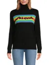 Chinti & Parker Wool-cashmere Ski Club Sweater In Black Multi