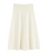 Chinti & Parker A-line Skirt In Cream