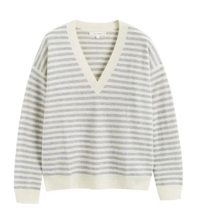 Chinti & Parker Stripe-pattern Sweater In Ivory