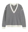 Chinti & Parker Stripe-print Sweater In White