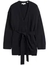 Chinti & Parker Wrap Cardigan In Black