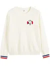 Chinti & Parker X Peanuts Snoopy-appliqué Jumper In White