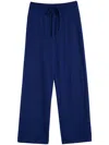 Chinti & Parker X Peanuts Snoopy-appliqué Trousers In Blue