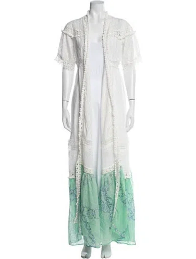 Pre-owned Chio Printed Jacket W/ Tags In Green