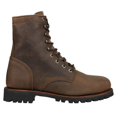 Pre-owned Chippewa Classic 2.0 8 Inch Electrical Steel Toe Lace Up Work Mens Brown Work S