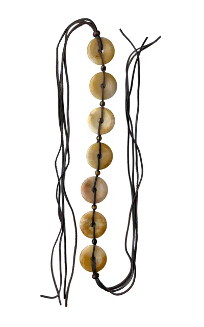 Chis Studio Palm Springs Belt In Gold
