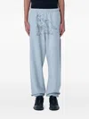 Chite' Graphic-print Cotton Track Pants