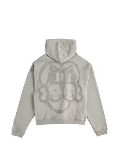 Chito Graphic-print Hoodie In Gray