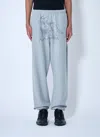 Chito Reflective Graphic Print Track Pants In Light Grey