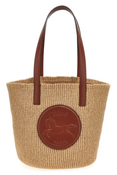CHLOÉ CHLOÃ‰ 'HORSE MEDAL' LARGE SHOULDER BAG