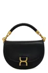 Chloé Chloe Women Black Leather Marcie Handbag