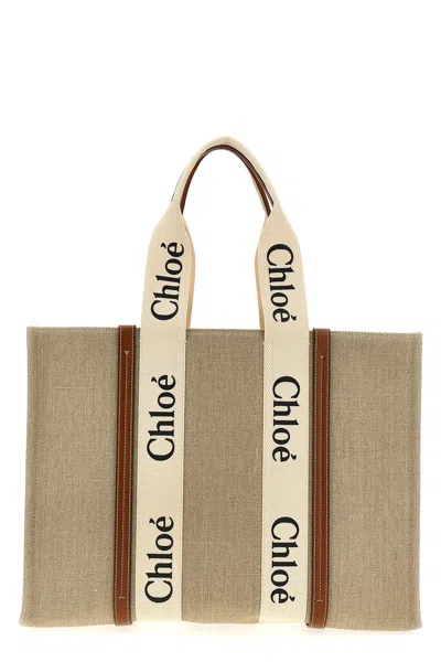 Chloé Chloã‰ 'woody' Large Shopping Bag