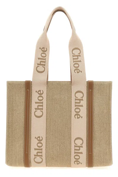 Chloé Chloã‰ 'woody Medium' Shopping Bag