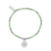 CHLOBO FLOWER MANDALA AVENTURINE BRACELET